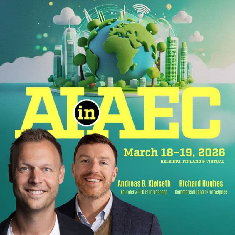Infraspace Heading to Helsinki for AI in AEC 2026