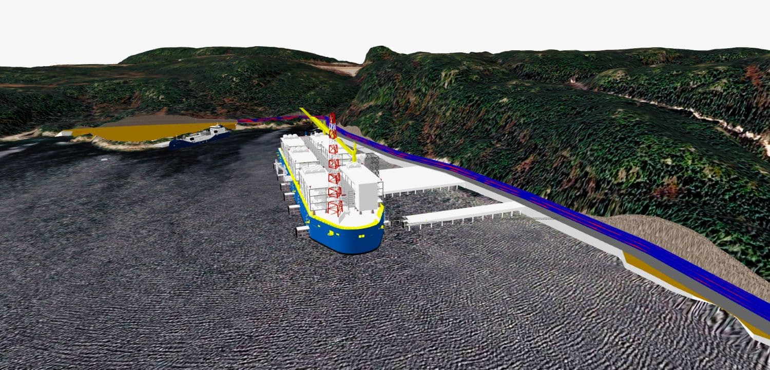 Kino Aski LNG infrastructure concepts visualized in Infraspace