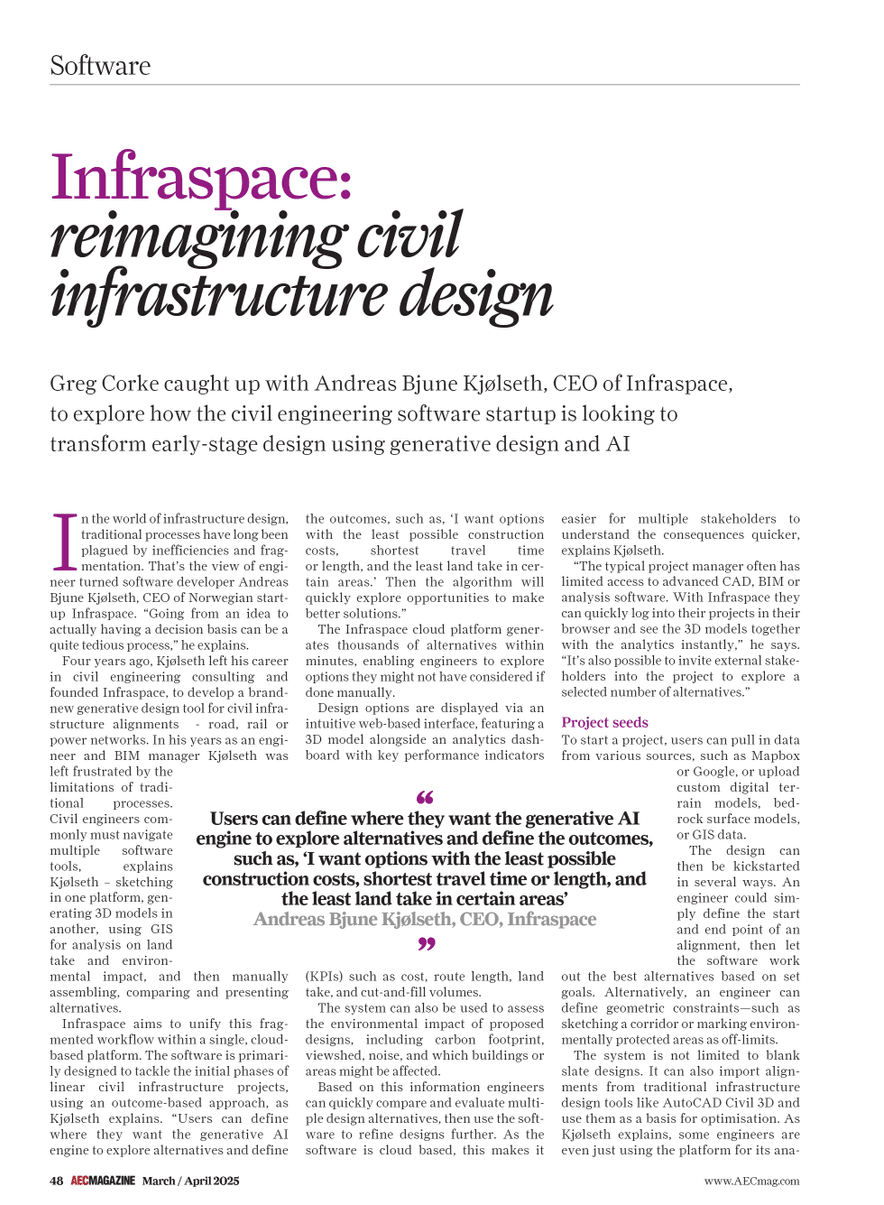 AEC Magazine Article - Page 1