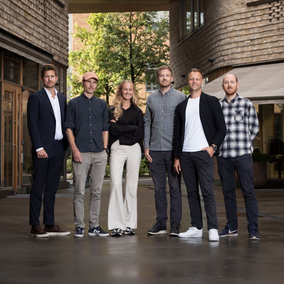 Infraspace team members: Jørgen Breiland Harsem, Andreas Juvkam Eraker, Silje Knutsvik Kalleberg, Terje Karlsen, Andreas Bjune Kjølseth, and Gunnar Vartdal
