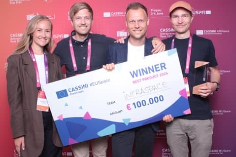 Winner of EUSPA Cassini Challenges — "Best Product" with €100,000 Prize
