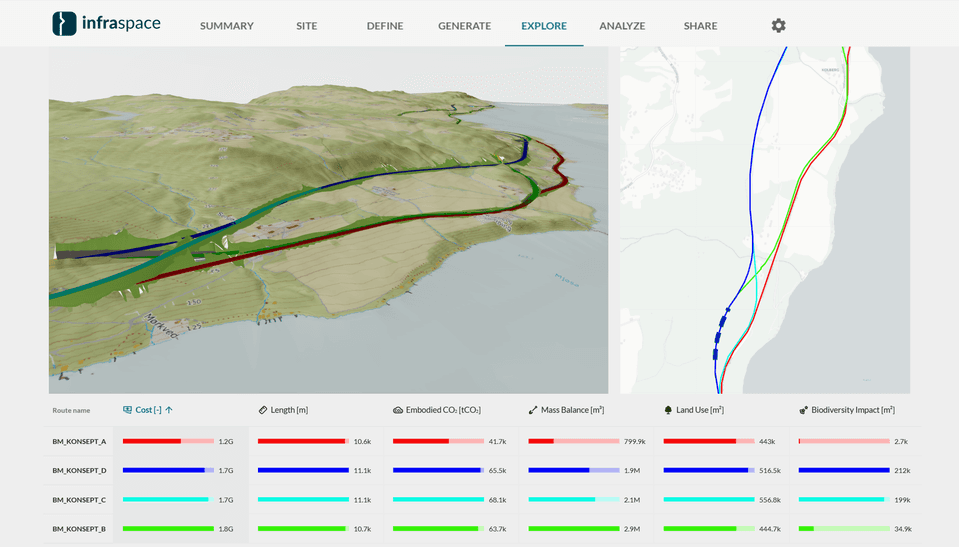 Infraspace Design Interface