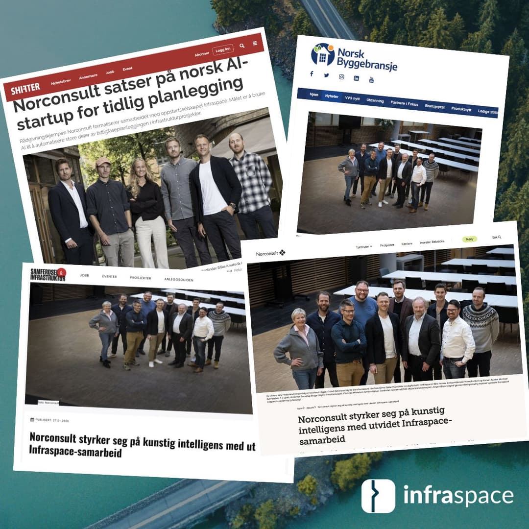 Norconsult Strengthens Its AI Capabilities with Expanded Infraspace Collaboration